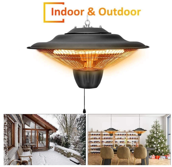 Quartz electric heater